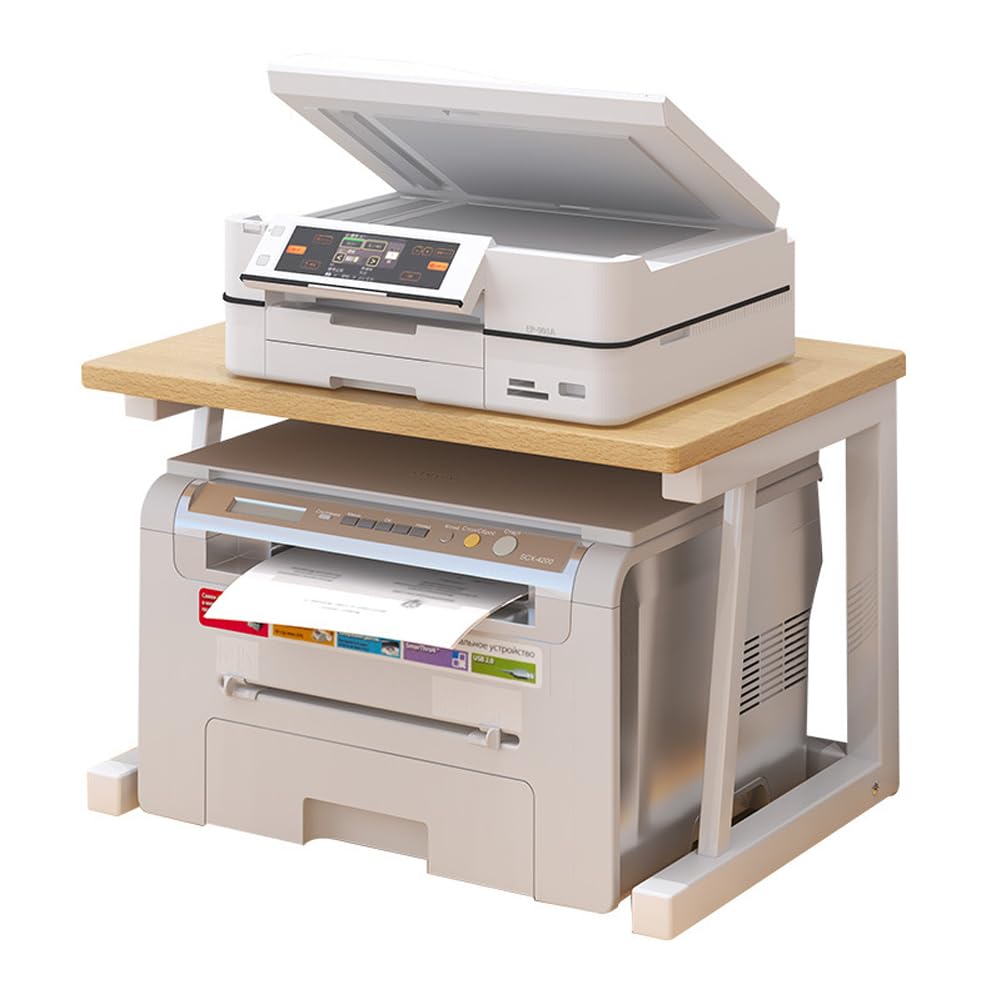 Commercial Book Printing Machines - 2단 나무 소재 데스크탑 프린터 스탠드,